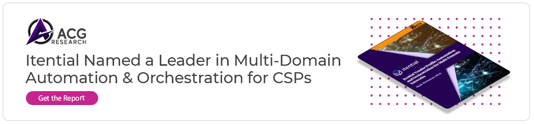 Banner-ACG Report Analyst Report: Itential Named a Leader in Multi-Domain Automation & Orchestration for CSPs