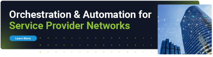 BLOG CTA-Orchestration & Automation for Service Provider Networks Orchestration & Automation for Service Provider Networks